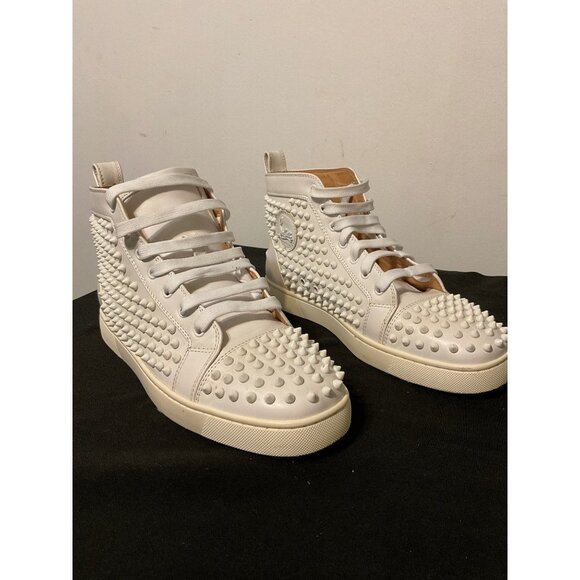 Spike High Top White Sneakers Replicas sz. 43 (EU)  10 (US) - Picture 3 of 9